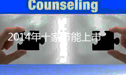 2014年十家节能上市企业营收排名分析